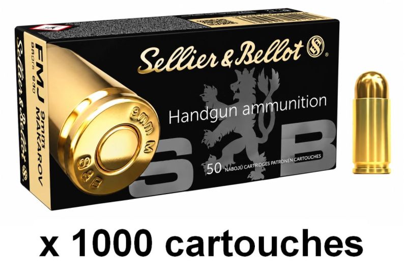 SELLIER & BELLOT cal.9mm MAKAROV FMJ /1000