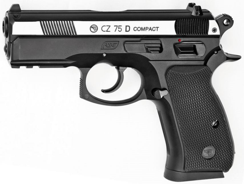 Pistolet CZ 75D Compact Dual Tone ASG cal.4,5mm BB's
