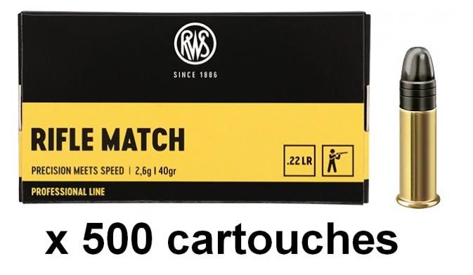 RWS Rifle Match cal.22lr Professionnal Line /500