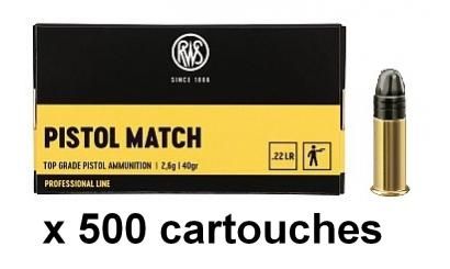 RWS Pistol Match cal.22lr Professionnal Line /500
