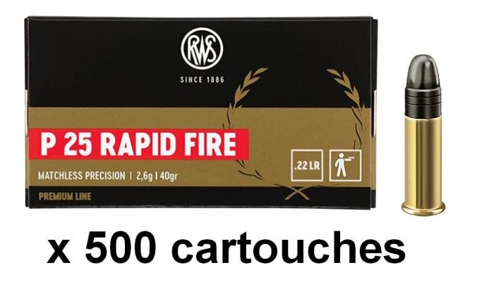 RWS P25 Rapid Fire cal.22lr Premium Line /500
