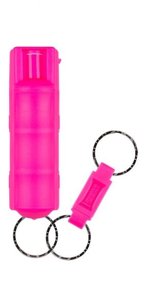 Bombe au poivre porte-clés femme rose SABRE RED 16mL