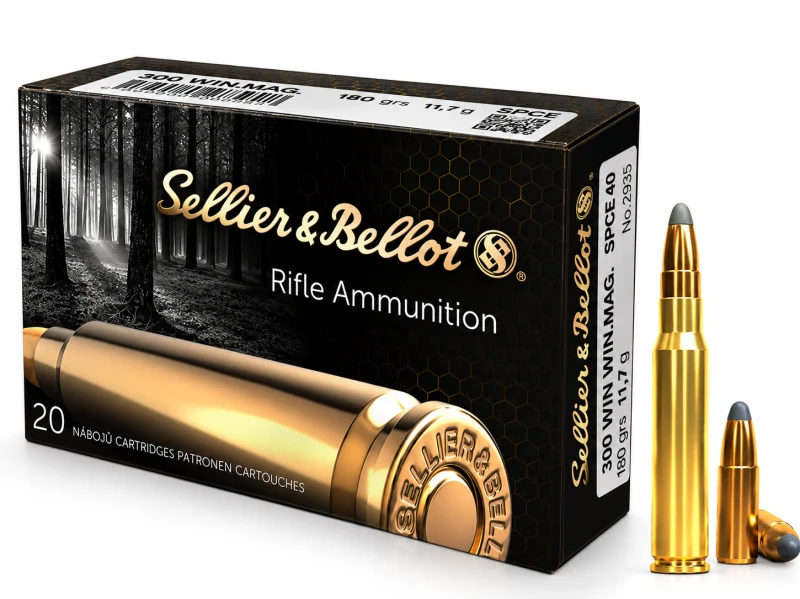 SELLIER & BELLOT cal.300 Win Mag SPCE 180 grains - 11.7 grammes /20