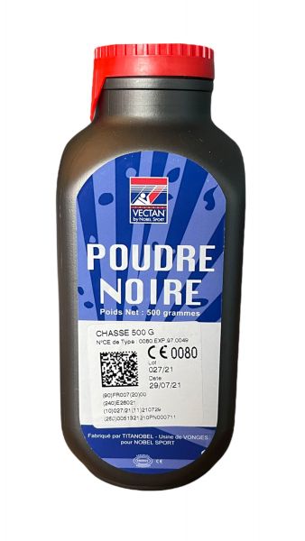 Bidon de poudre noire VECTAN CHASSE - bidon de 500gr