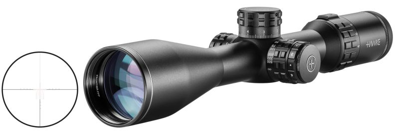 Lunette de tir HAWKE Frontier 34 3-18x50 FFP MIL PRO LUMINEUX (1er plan focal)