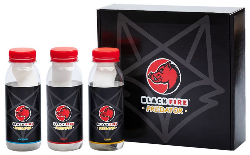 Attractif BLACKFIRE PREDATOR Assortiment de 3 bouteilles