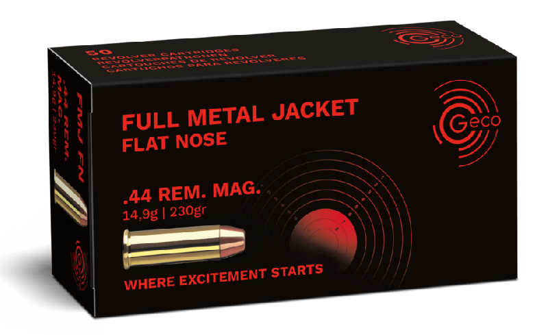 GECO cal.44 Rem Mag FMJ Flat Nose /50