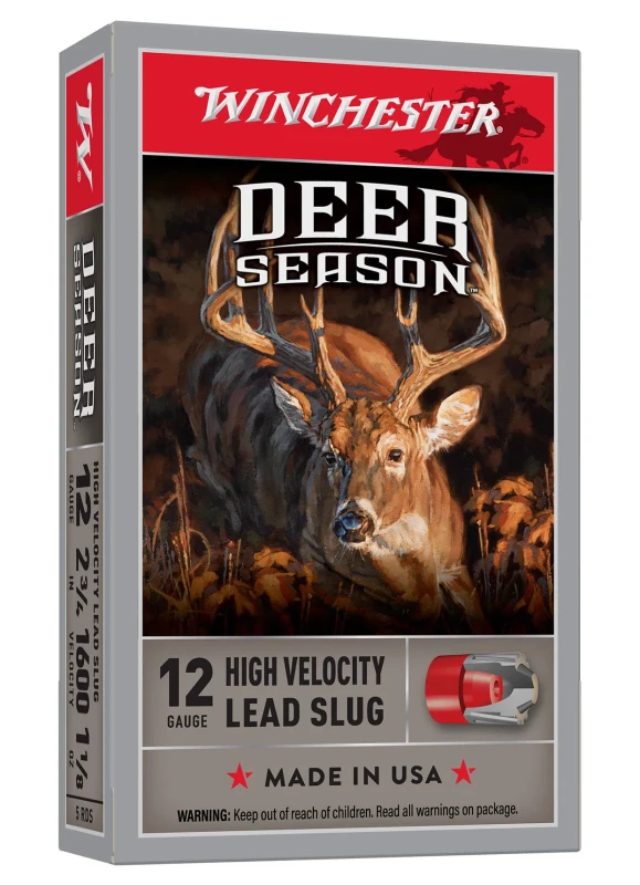 Balles WINCHESTER Slug DEER SEASON cal.12/70 (boite de 5)