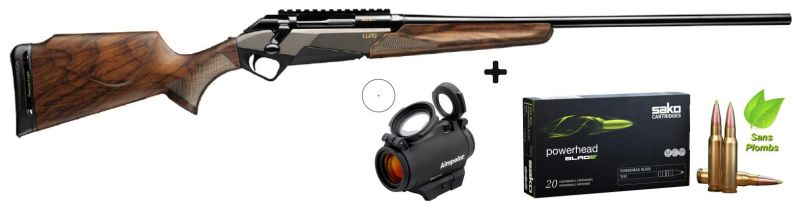 Carabine à verrou BENELLI LUPO Bois cal.300 Win Mag "Pack Aimpoint H2-Sako"