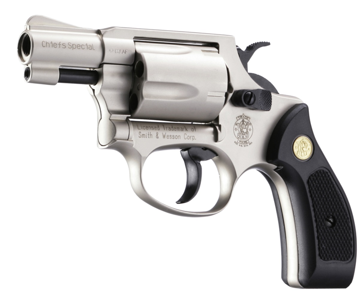 Revolver SMITH-WESSON Chiefs Spécial Nickelé cal.9mm R UMAREX ...
