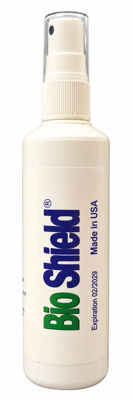 Spray décontaminant de poche pour bombe au gaz OC-CS-CN et poivre BIO SHIELD - 118ml