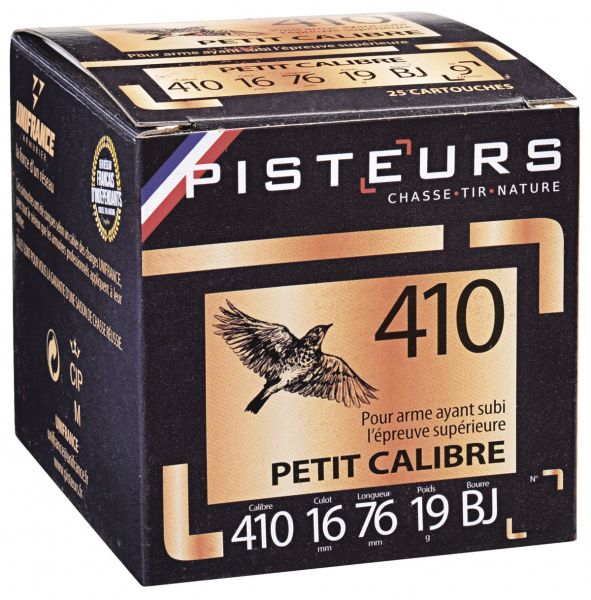 Cartouches PISTEURS 410 mag n°9 /25