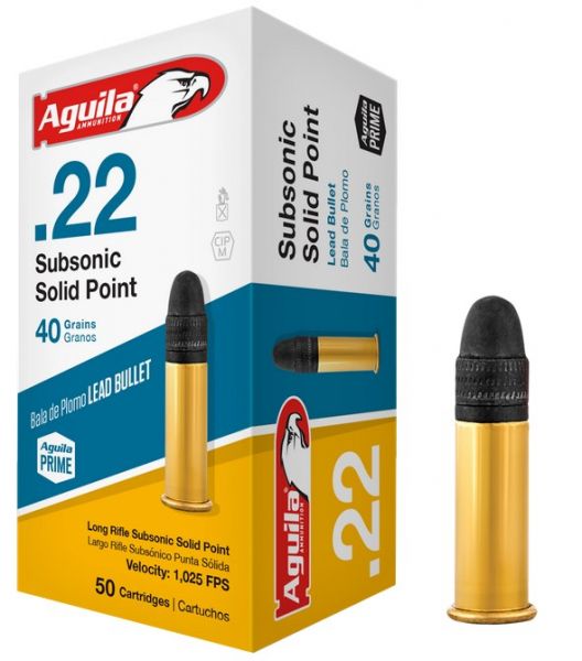 AGUILA 22lr Subsonic "Solid Point" /50
