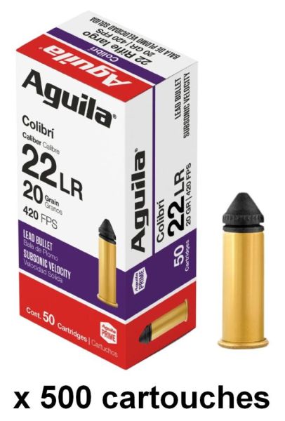 AGUILA 22lr Bosquette longue "Colibri" /500