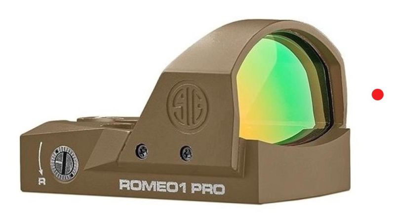 Viseur point rouge SIG SAUER ROMEO1PRO FDE 1x30 6MOA