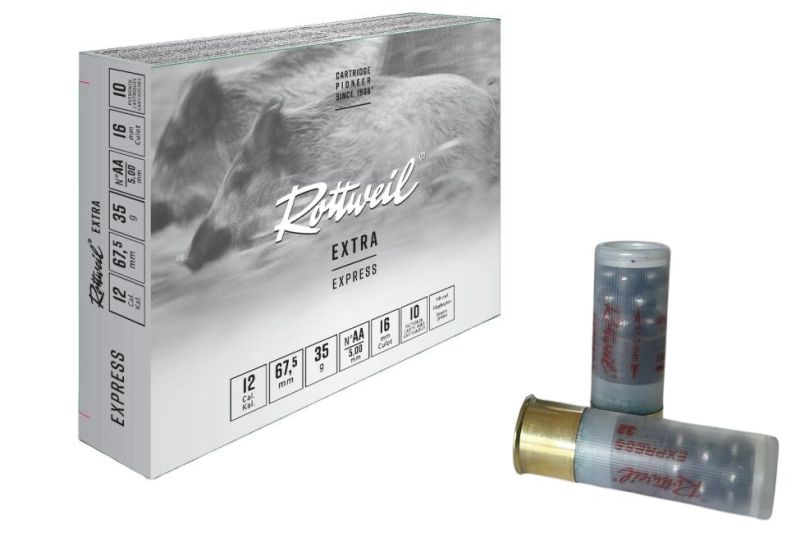 Chevrotines 21 grains ROTTWEIL Extra Express cal.12/67 (boite de 10)