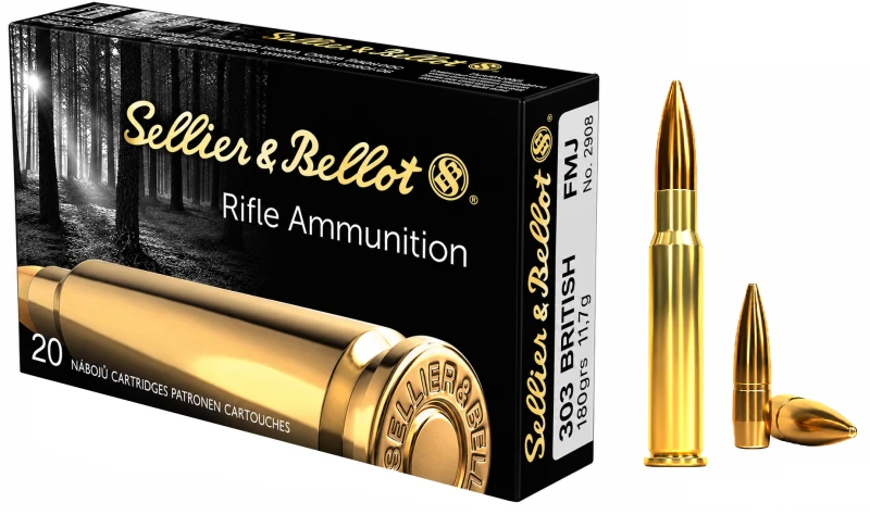 SELLIER & BELLOT cal.303 British FMJ 180 grains - 11.7 grammes /20