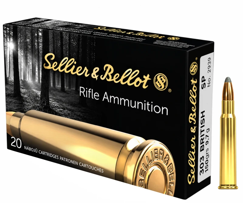 SELLIER & BELLOT cal.303 British SP 150 grains - 9.7 grammes /20