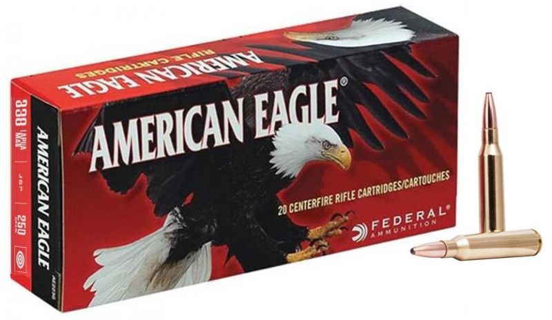 FEDERAL cal.338 Lapua Mag American Eagle JSP 250gr - 16.3 grammes /20
