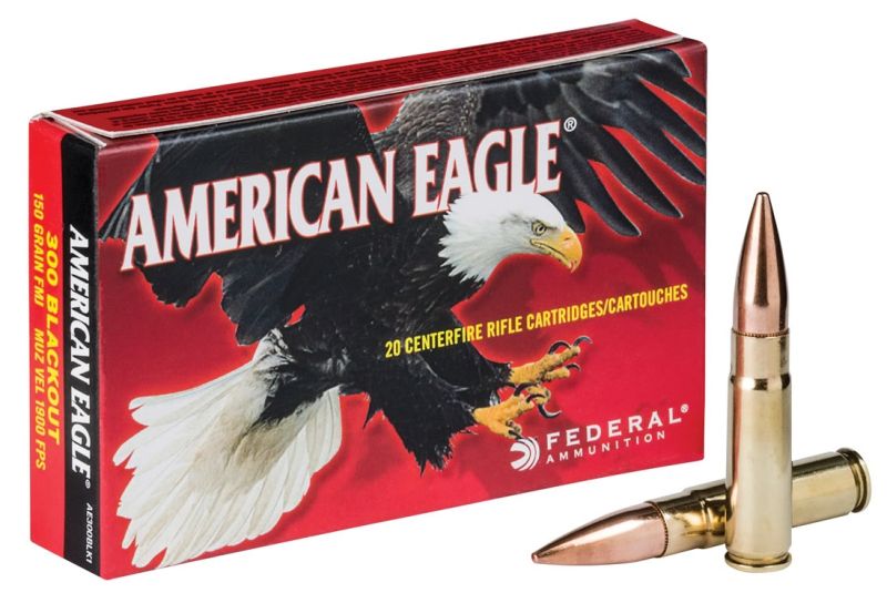 FEDERAL cal.300 AAC Blackout American Eagle 150 grains - 9.7 grammes /20