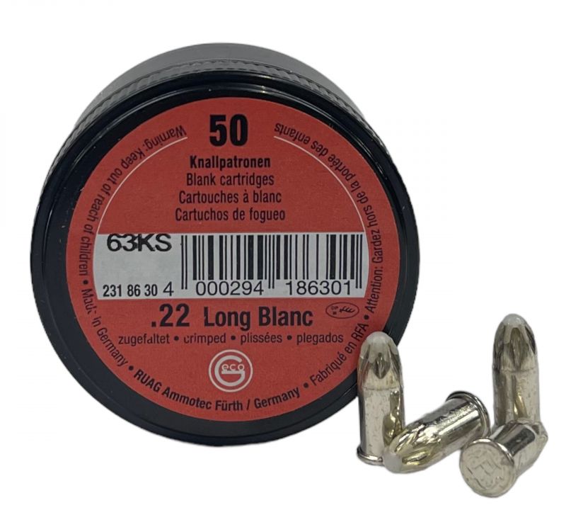 Cartouches 22Lr à Blancs GECO /50