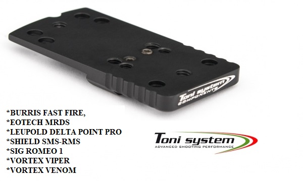 Embase TONI SYSTEM (type A) VORTEX - BURRIS - LEUPOLD - SHIELD RMS ...