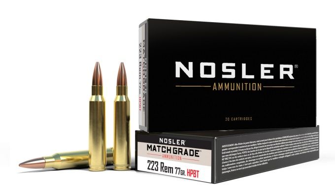 NOSLER cal.223 Rem Custom Competition HPBT 77gr - 4.9 grammes /20