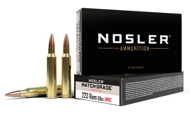 NOSLER cal.223 Rem Custom Competition HPBT 69gr - 4.5 grammes /20