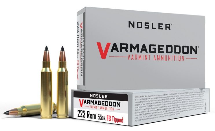 NOSLER cal.223 Rem Varmageddon FBT 55gr - 3.5 grammes /20
