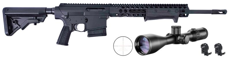 Carabine à pompe TROY INDUSTRIES Straight Pull P.A.R 18" cal.308 win "Pack HAWKE SIDEWINDER 30 SF 6-24x56 HALF MIL"