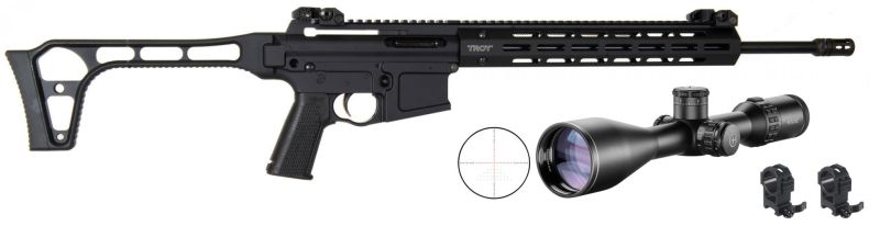 Carabine linéaire TROY INDUSTRIES Straight Pull SPS 18" cal.222 Rem "Pack HAWKE SIDEWINDER 30 SF 6-24x56 HALF MIL"