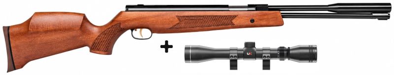 Carabine à air comprimé WEIHRAUCH HW 97K ''lunette UX 3-9x40'' cal.4,5mm