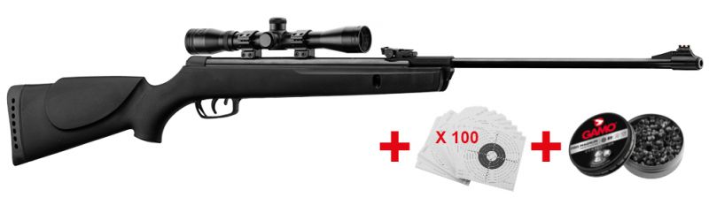 Carabine GAMO BIG CAT 1000 Black Combo "Pack" cal.4,5mm