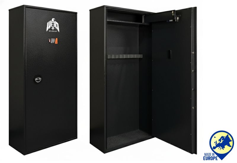 Coffre WE PROTECT Classic Digital 12 armes avec lunettes + coffre intérieur (74kg)