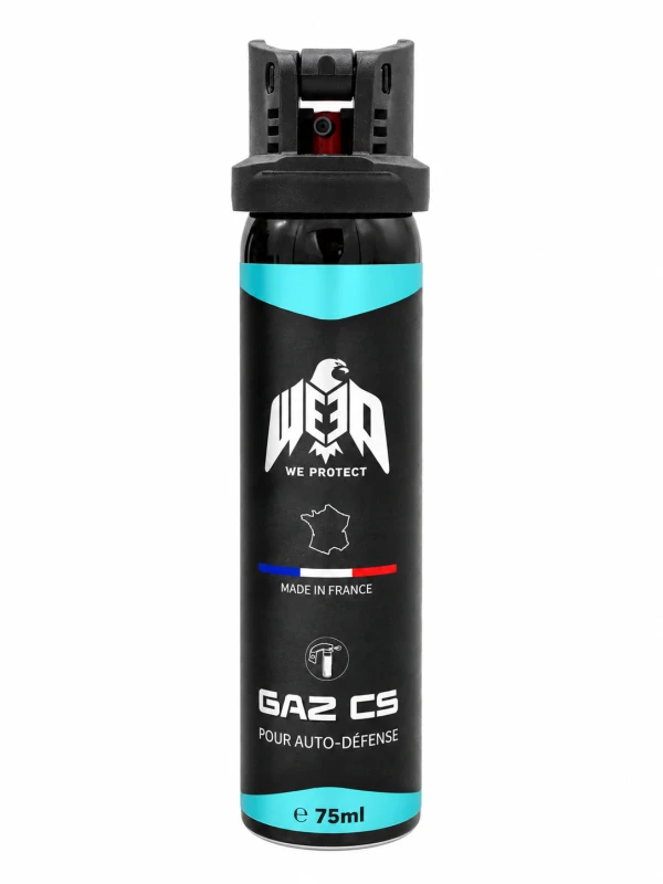 Bombe lacrymogène Gaz CS 70% WE PROTECT - 75ml