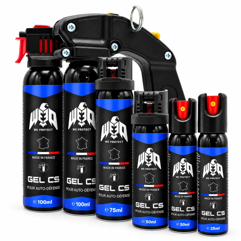 Bombe lacrymogène Gel CS WE PROTECT - 75ml
