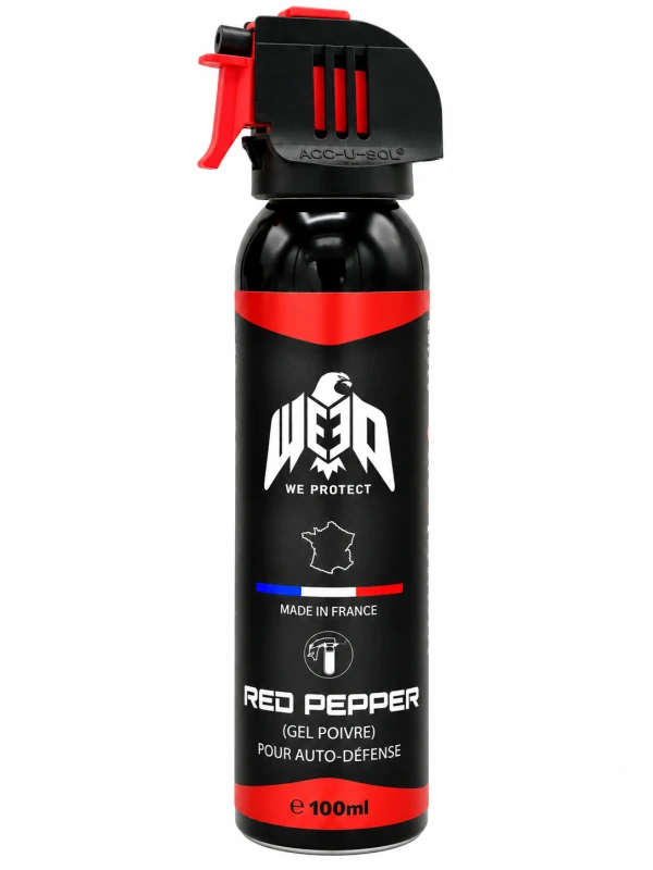 Bombe au poivre Gel Red Pepper WE PROTECT - 100ml