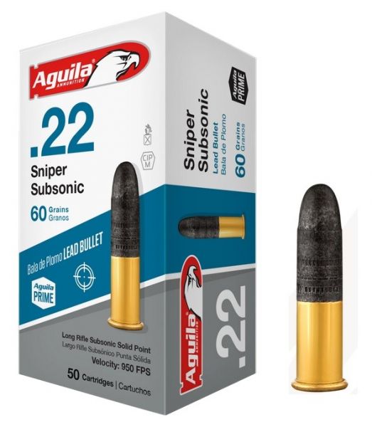 AGUILA 22lr Sniper Subsonic /50