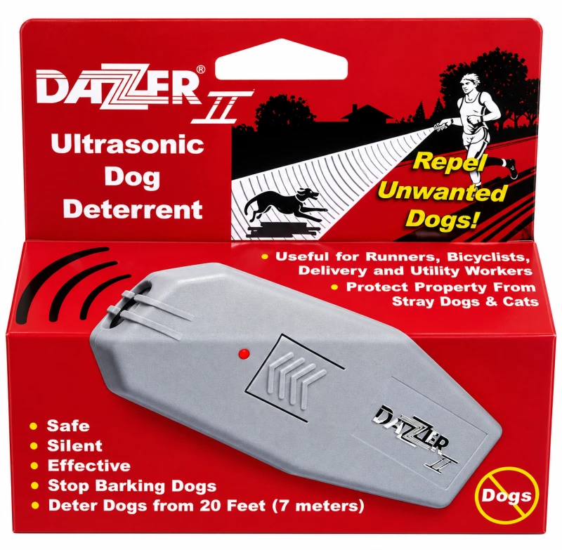 Répulsif ultrason contre les chiens – DAZER II anti-agression et anti-aboiements