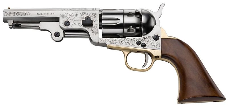Revolver à Poudre Noire Pietta 1851 Navy Yank Sheriff Deluxe 