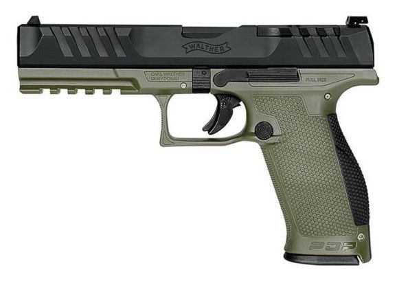 Pistolet WALTHER PDP Full Size OD Green Optics Ready 5" cal.9x19 