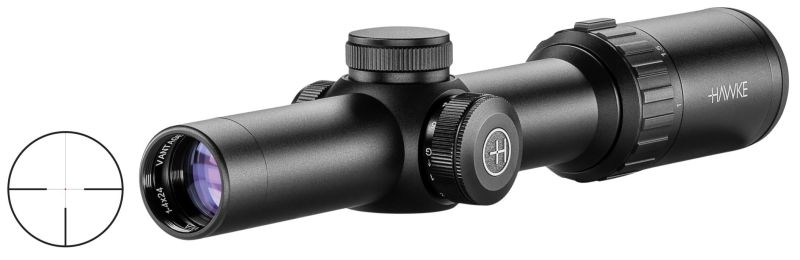 Lunette HAWKE VANTAGE 30 WA FD IR 1-4x24 ret.L4A FD Lumineux
