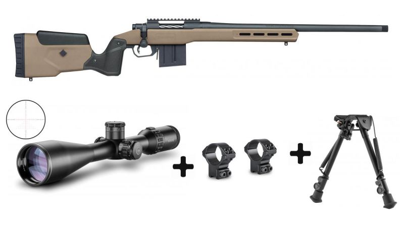 Carabine MOSSBERG PATRIOT LR Tactical cal.308 Win "Pack LDT Hawke