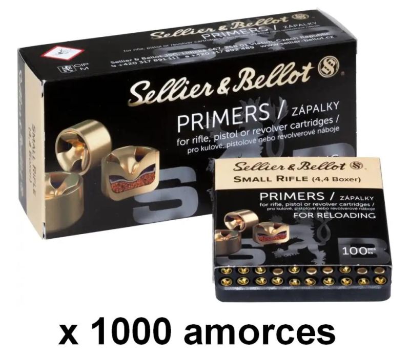 Amorces SELLIER BELLOT Small Rifle 4,4 /1000