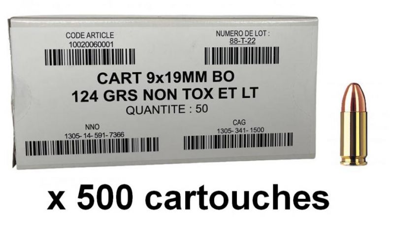 RUAG cal.9x19 Non TOX FMJ /500