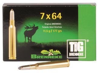 BRENNEKE cal.7x64 TIG 177 grains - 11.5 grammes /20