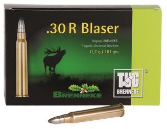 BRENNEKE cal.30R Blaser TUG 181 grains - 11.7 grammes /20