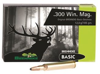 BRENNEKE cal.300 Win Mag BASIC 185 grains - 12 grammes /20