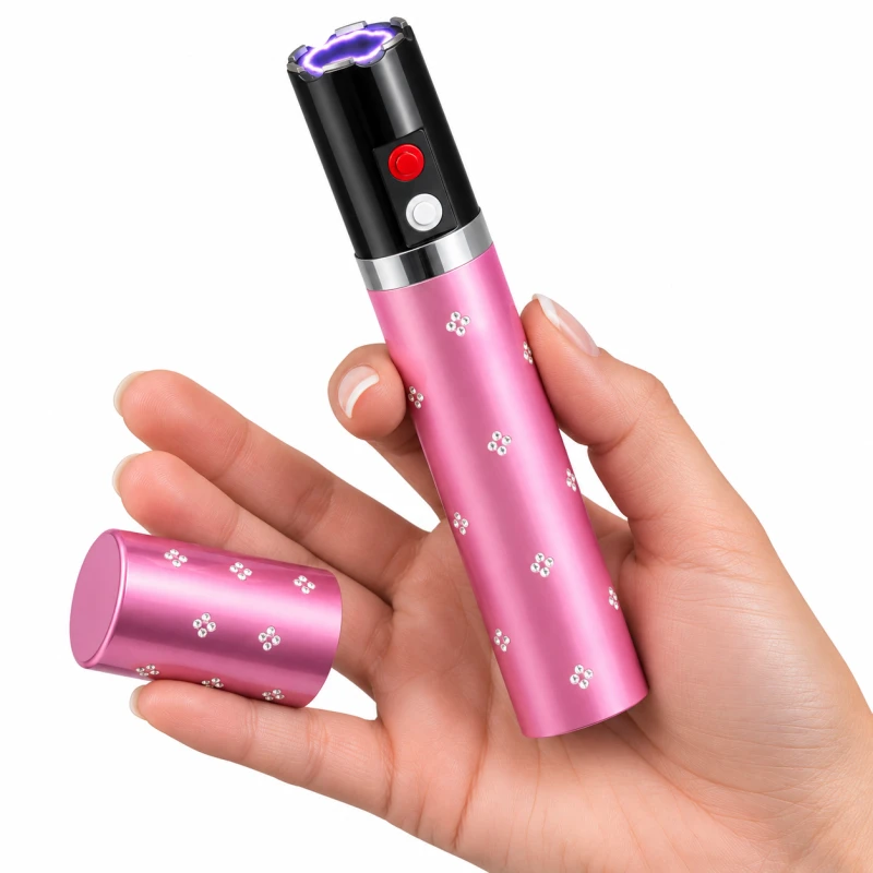 Taser LIPSTICK Rose UX 2 000 000 Volts avec lampe