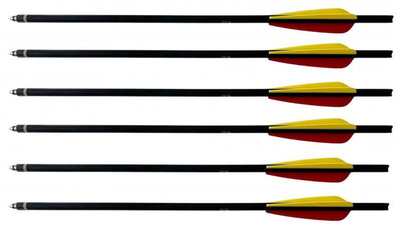 Flèches arbalète SHOOT AGAIN (43,5 cm) "Pack de 6 traits"